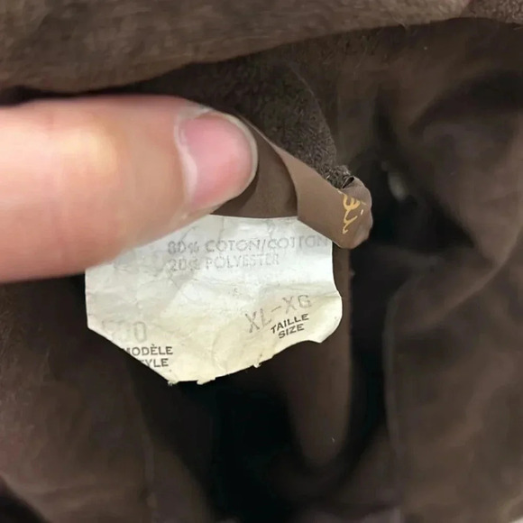 Vintage paulo Conti  chocolate brown velour sweater - Picture 4 of 5